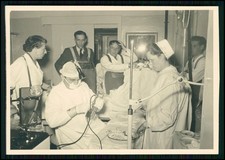 16x Foto - Ärzte OP Krankenschwester Chirurgie Klinik -  Medizin Personal 1950er