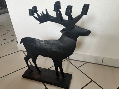 Kerzenständer als hirsch - kerzenständer,