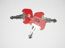 3x SCHLÜSSEL JUNGHEINRICH 702 ROT ELEKTRO STAPLER ZÜNDSCHLÜSSEL 702 MIC KOMATSU