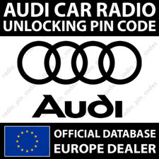 AUDI RADIO PIN CODE CHORUS CONCERT DELTA GAMMA SYMPHONY NAVIGATION PLUS RNS-E
