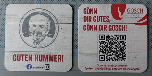 Bierdeckel gosch sylt - 1,