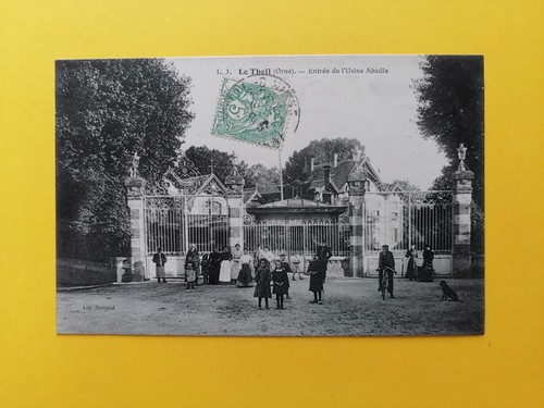 Cpa theil sur huisne - sur, orne