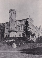 Schloss Wallisfurth/ Wolany im Kreis Glatz- Turmseite (Schlesien) 1928