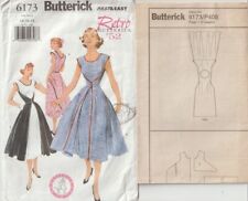 out-of-print: BUTTERICK Schnittmuster, B6173, Kleid, Retro `52,  14-16-18