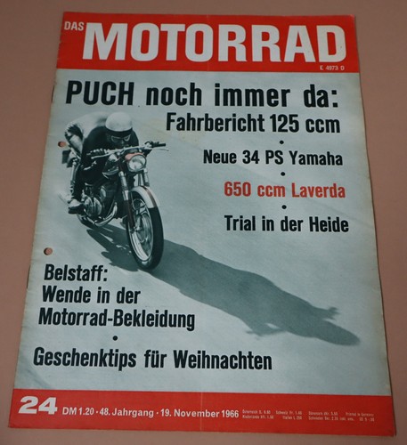 Das motorrad 1966 - 24/1966, laverda