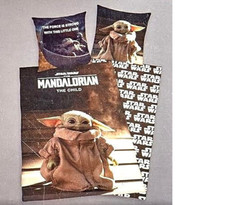 Star Wars Mandalorian Bettwäsche Herding Baumwolle Renforce 140x200cm / 70x90cm