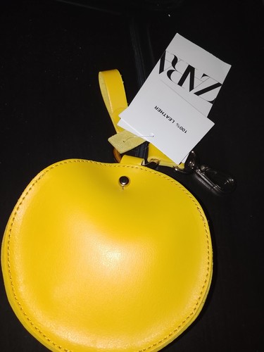 Gürteltasche gelb leder zara - gürteltasche,