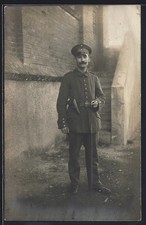 Foto-AK Soldat in Feldgrau