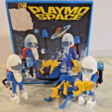 Playmobil 3589 Raumfahrt 2 Astronauten mit Schürfwagen Klicky OVP (2)
