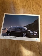 Prospekt brochure VW Golf VR6 Syncro RAR