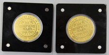 Deutsches Geld in Gold 2x