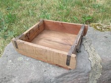 Holzkiste, Ziegelform  Tablett, Altholz Look, ca. 25x30cm Deko Wohnen Unikat