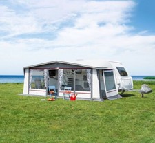 Wohnwagen Vorzelt 240 Gr.12 Umlaufmaß 881-910cm inkl. 25 Gestänge ST Saisonzelt