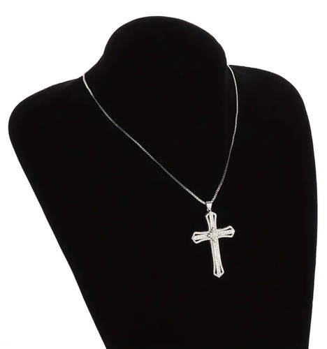 Halskette gothic techno kreuz - halskette,