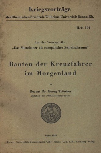 Bauten der kreuzfahrer - bauten, im
