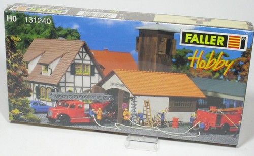 Feuerwehr spritzenhaus - h0,