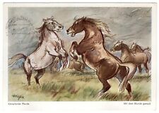Künstler-AK v. Cefischer / "Kämpfende Pferde", Dennoch-Verlag, 1960 