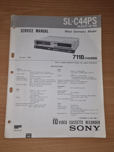 Service manual schaltplan sony - schaltplan,