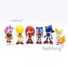 6-teilige Sonic the Hedgehog PVC Action-Figuren – Sammlerstück, Deko, Geschenk