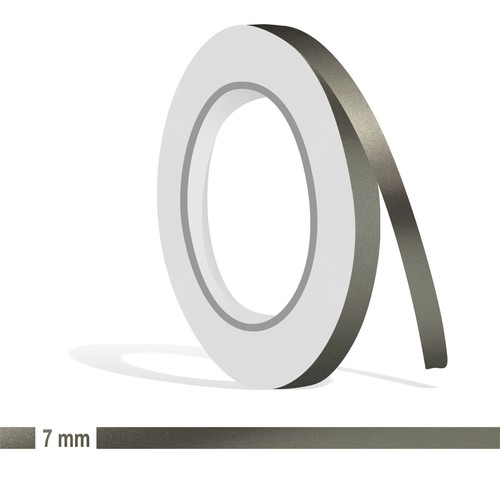 Zierstreifen 7mm graphit grau - 7mm,