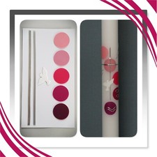 ❤️ Bastel-Set für Taufkerzen / Kommunionkerzen ❤️ - Kerzen selber gestalten ! 12