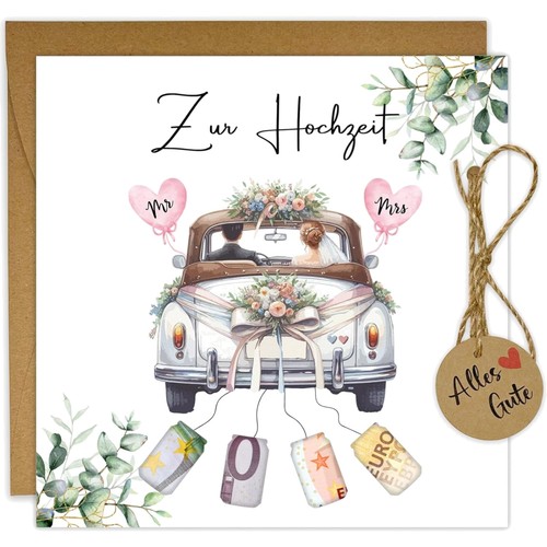 Hochzeitskarte geldgeschenk - hochzeitskarte,
