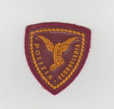 Polizei Italien  -- Ferroviaria  --  gummiertes Abzeichen