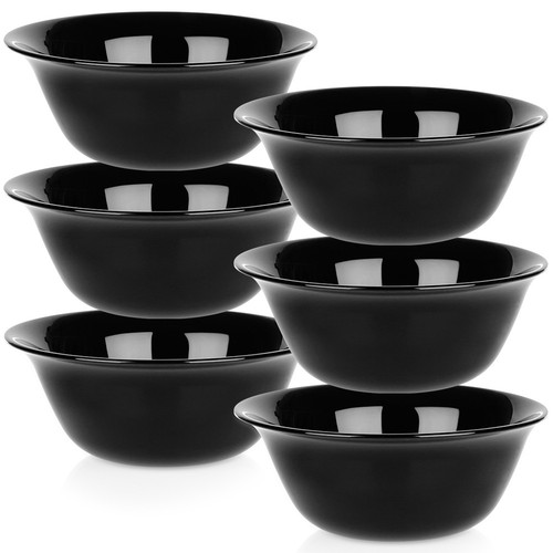 Schälchen glas schwarz 300ml - schälchen,