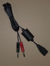 Carrera Digital 124/132 Anschlusskabel f. Netzteil m. Bananensteckern, gebraucht