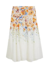 Damen Sommer Maxi Rock lang