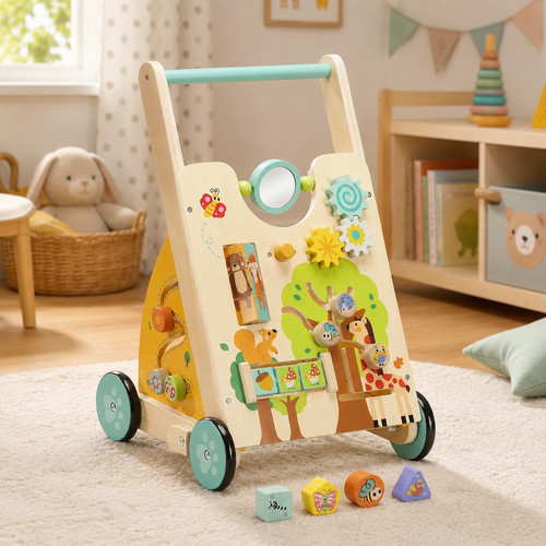 Navaris lauflernwagen holz - lauflernwagen,