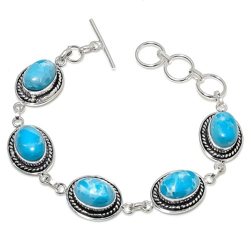 Blauer larimar edelstein - blauer,