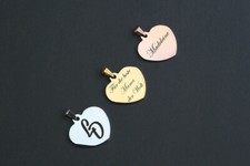 Anhänger mit Gravur Edelstahl