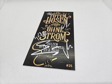 DIE TOTEN HOSEN signed Eintrittskarte Hardcoverticket Autogramm (1038) RAR