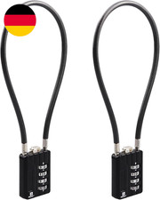 RESET -204 Vorhängeschloss Mit 4-Stelligem Zahlenkombination Und 30 Cm Langem Ka