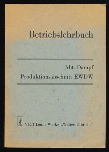 Betriebslehrbuch abteilung - betriebslehrbuch,