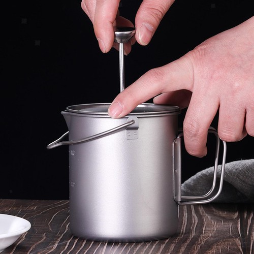 Tragbarer french press pot - tragbarer,