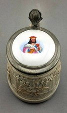 Bierkrug Zinndeckel König