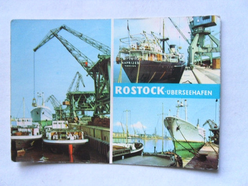 Rostock übersee hafen dsr - ak,