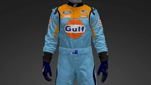 Gulf kart rennanzug f0rd - go,