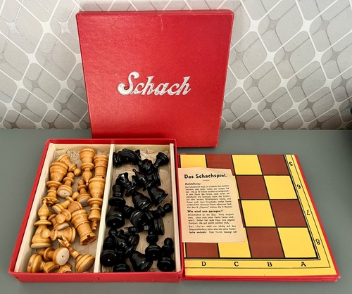 Altes reise schachspiel mit - altes,
