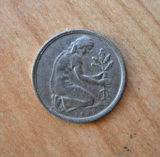 BRD 50 Pfennig Münze 1949