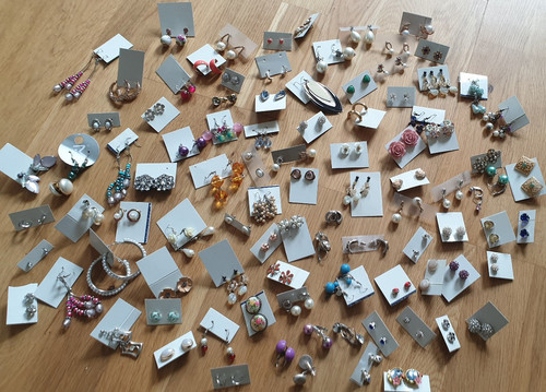 Konvolut modeschmuck ohrringe - konvolut,