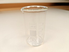 Rasotherm Messbecher 100 ml Glas Becherglas Borosilikatglas