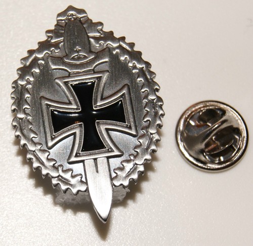 Dagger iron cross pin - +,