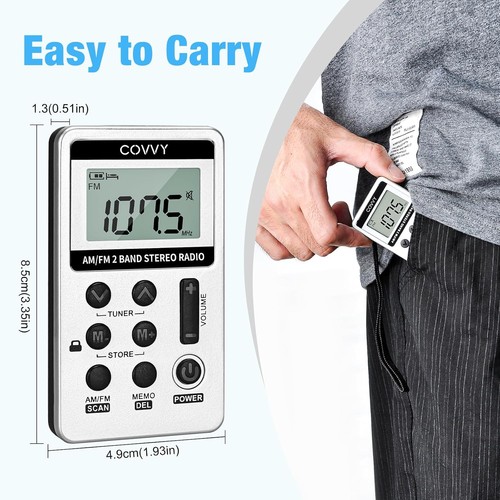 Tragbares radio covvy - am/fm, radio,covvy