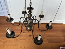 Kronleuchter Messing 6-flammig, Durchmesser 70cm