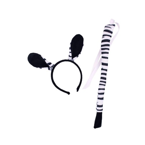Zebra ohren und - ohren, schwanz
