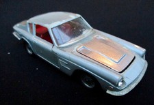 Politoys 119 Maserati Mistral Coupe Fiberglass silber  1:41 original 60er Rar