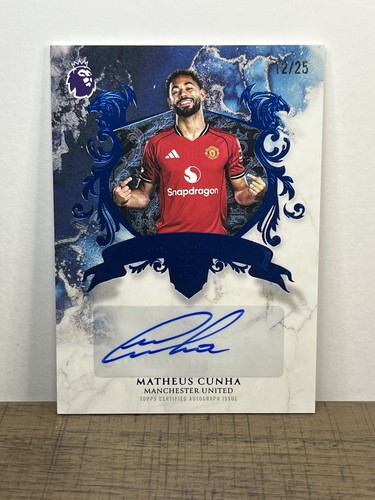 Matheus cunha auto topps - matheus, /25